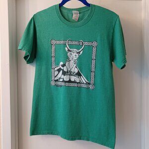 Green Loki Cat T-shirt - Size S (Men)